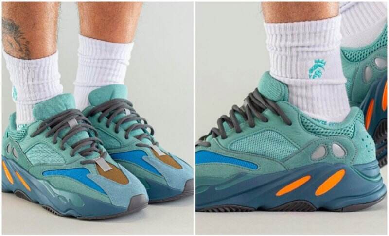 Stylish dan Premium, Begini Penampilan Sneakers Adidas Yeezy Boost 700 Fade Azure Terbaru