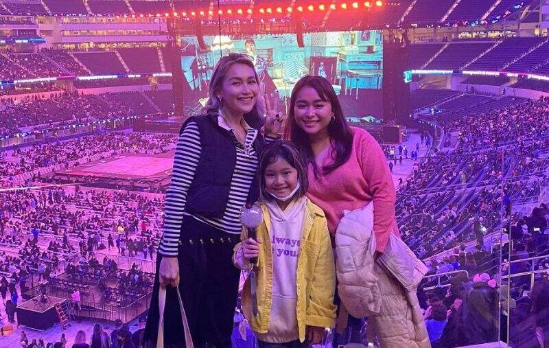 Kegirangan Diajak Ayu Ting Ting Nonton Konser BTS, Bilqis: Ini Pacar Iqis Bun