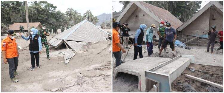 7 Kondisi terkini desa di Lumajang pasca erupsi Gunung Semeru