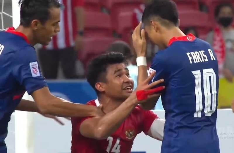 Provokasi Pemain Singapura, Asnawi Mangkualam Tiru Aksi Martin Keown