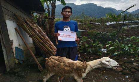 Rumah Zakat Beri Bantuan Ternak Domba untuk Berdayakan Pemuda Desa