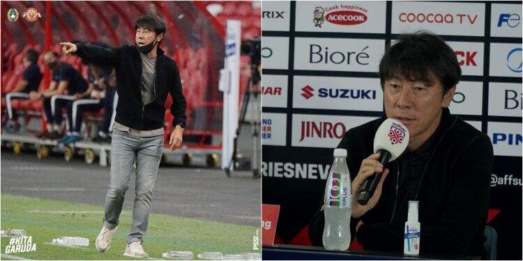 Ini alasan Shin Tae-yong marah-marah ke bench pemain Singapura