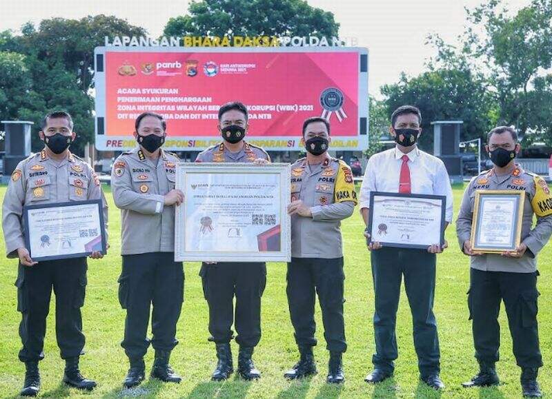 2 Satker dan 1 Polres Raih WBK, Kapolda NTB: Kita Bisa Sejajar dengan Polda Lain