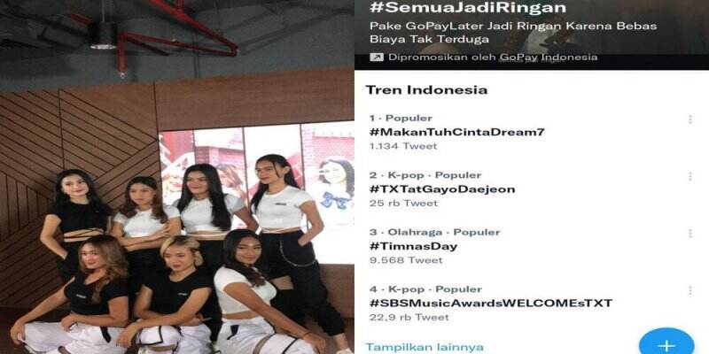 Fakta-Fakta Menarik Tagar #MakanTuhCintaDream7 dari Girlband DreamSe7en Trending di Twitter