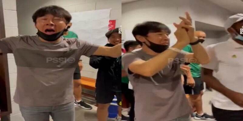 Viral Ekspresi Bahagia Pelatih Shin Tae Yong Pasca Indonesia Melaju ke Final Piala AFF 2020