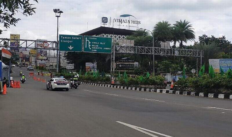 Arus Lalin Jalur Puncak Terapkan Oneway Arah Jakarta Siang Ini