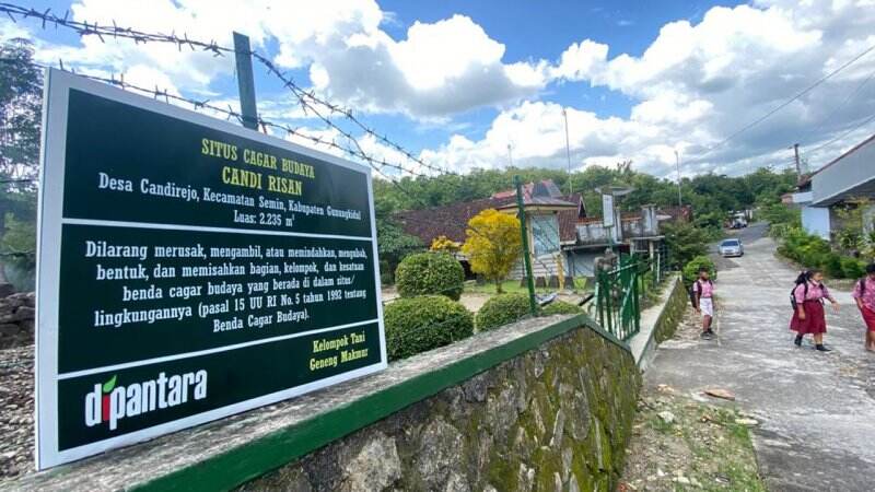Obwis Candi Risan, Gunungkidul Napak Tilas Peninggalan Peradaban Budha
