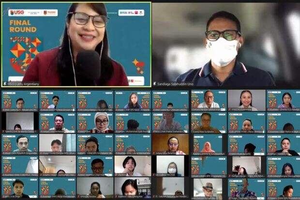 Pesan Sandiaga di Ajang Noble Scholar Competition 2021: Generasi Muda Jangan Lupa 3G