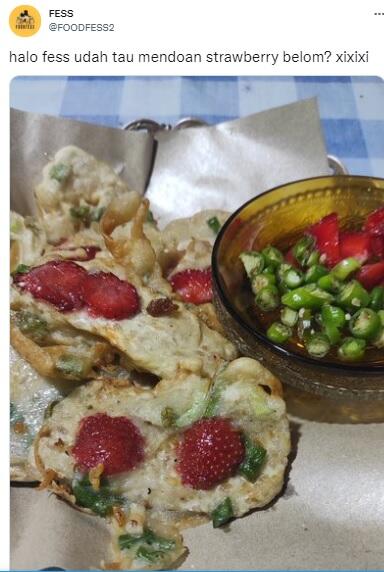 Viral Tempe Mendoan Stroberi Bikin Netizen Cemas : Gawat Kalau Sisca Kohl Ikut-ikutan!