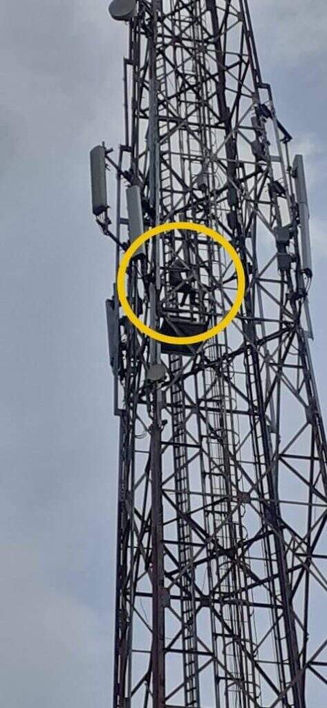 Duh! Remaja di Binuang Nekat Panjat Tower Setinggi Ratusan Meter
