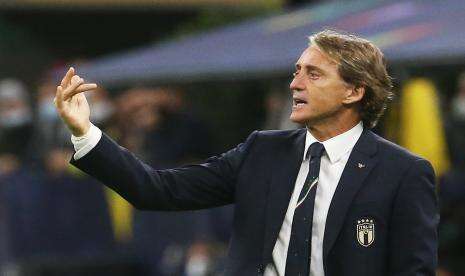 Mancini Masih Optimistis Italia Lolos ke Piala Dunia 2022