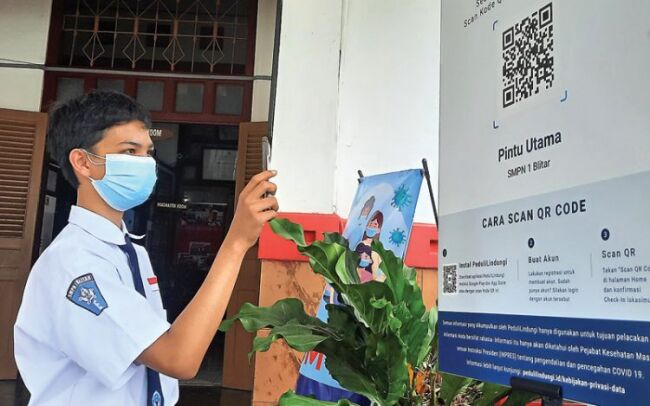 Dapodik Terintegrasi PeduliLindungi Antisipasi Klaster Sekolah