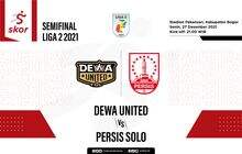 Dewa United vs Persis Solo: Prediksi dan Link Live Streaming