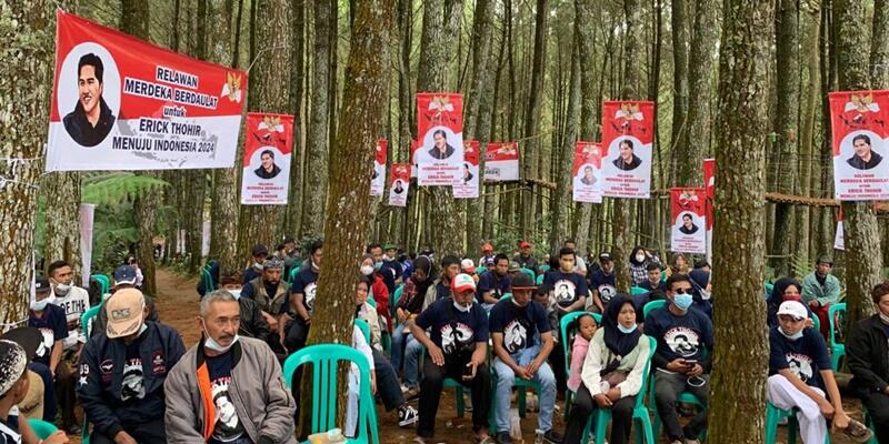 Kelompok Petani dan Komunitas Olahraga Jabar Dukung Erick Thohir di Pilpres 2024