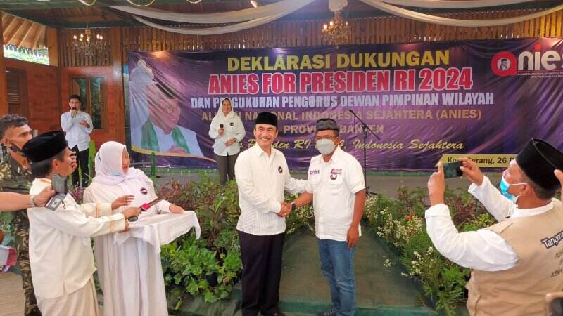 Pendukung Anies Dideklarasikan di Serang