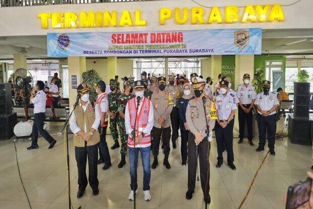 Kakorlantas dan Menhub Cek Bandara, Tempat Karantina, dan Terminal Jatim