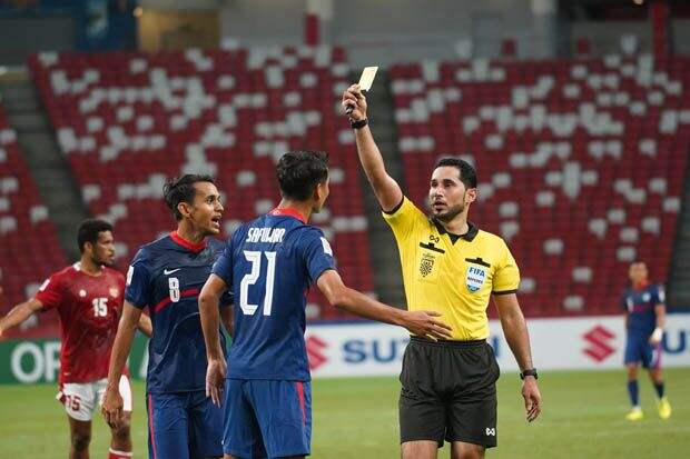 Komentari Wasit, STY: Kartu Kuning dan Merah Singapura Sudah Benar