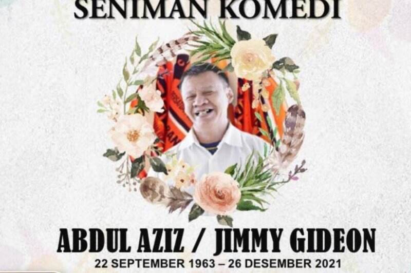 Kabar Duka, Pelawak Jimmy Gideon Meninggal Dunia di Usia 58 Tahun