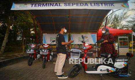 In Picture: Sepeda Listrik Wisata Pariaman