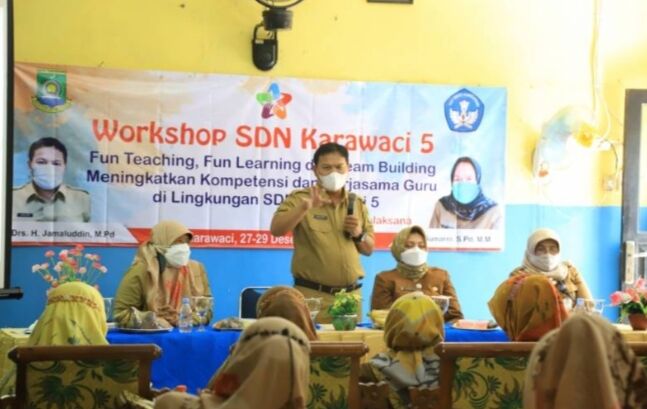 Persiapan PTM, SDN Karawaci 5 Kota Tangerang Gelar Workshop