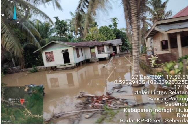 684 Orang Terdampak Banjir di Kabupaten Indragiri Hulu