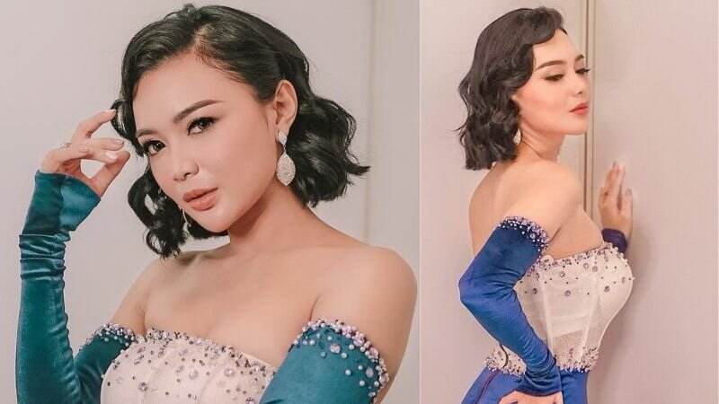 Wika Salim Seksi Pakai Gaun Hijau Ketat, Netizen: Enggak Kuat, Marliyn Monroe Indonesia!