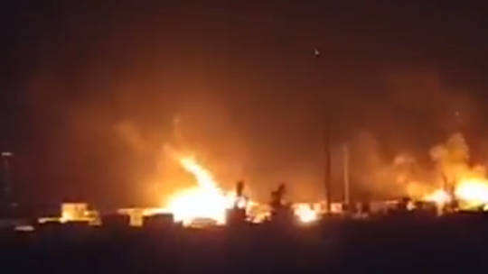 Rudal Israel Hantam Pelabuhan Utama Suriah, Picu Kebakaran dan Kerusakan Serius