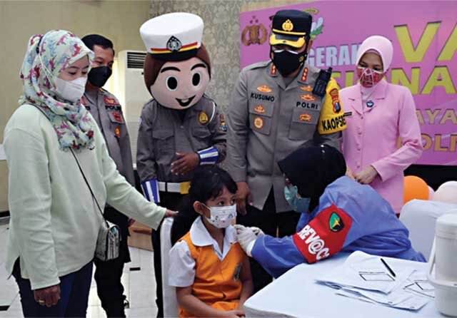 Sudah 22.652 Anak Usia 6-11 Tahun di Sidoarjo Yang Tervaksin