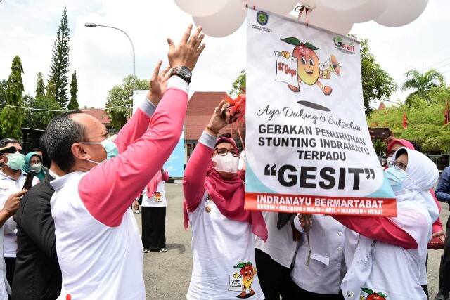 Tiga Besar di Jabar, Indramayu Sukses Turunkan 50 Persen Kasus Stunting