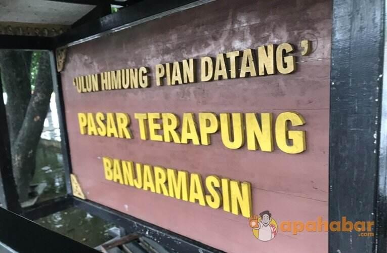 Kehabisan Dana, Operasional Pasar Terapung Banjarmasin Terpaksa Disetop