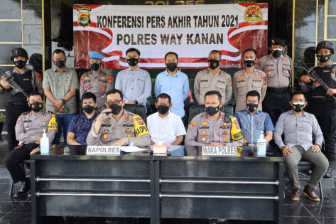 Angka Kecelakaan di Waykanan 2021 Meningkat, Pelanggaran Lalu Lintas Turun