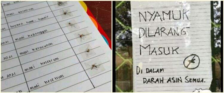 11 Aksi nyeleneh orang usir nyamuk ini bikin geleng kepala
