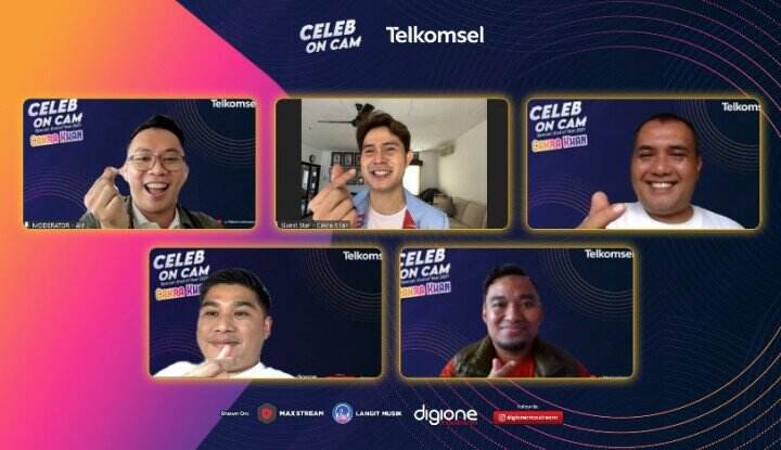 Telkomsel Gelar Celeb on Cam Spesial Akhir Tahun 2021 Bersama Cakra Khan