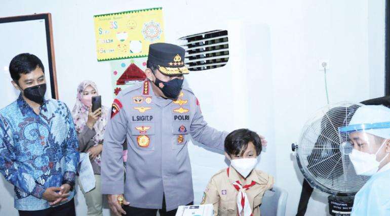 Launching Vaksinasi Merdeka Anak Kapolri: Upaya Menjaga Generasi Penerus Bangsa
