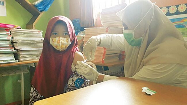 Vaksinasi Anak Mulai Dilaksanakan