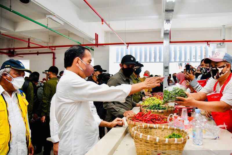 Presiden Berharap Pasar Johar Gerakkan Ekonomi Rakyat