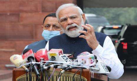 Konvoi PM Modi Terjebak Aksi Protes di Jalan Layang