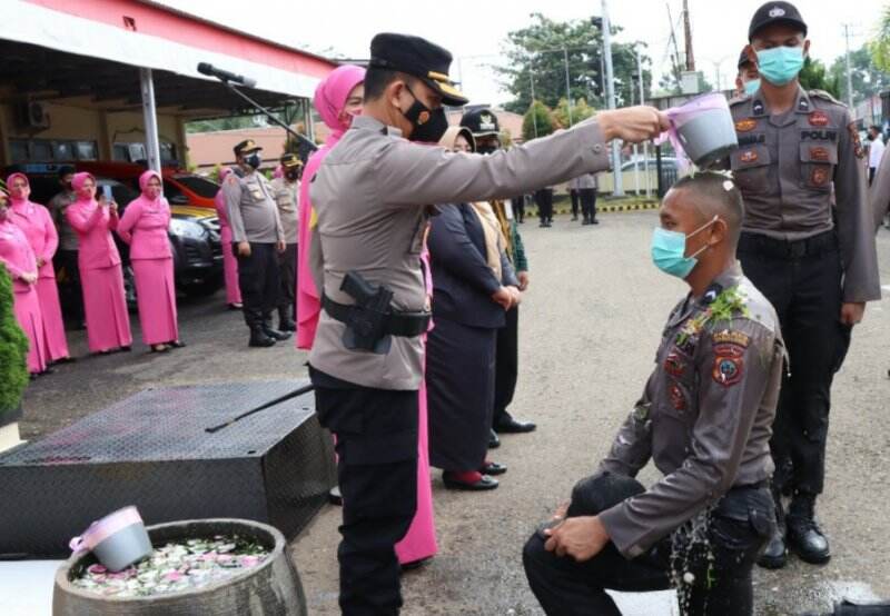 Sambut Brigda Remaja, Kapolres Tabalong Pinta Jadi Polisi yang Bermanfaat
