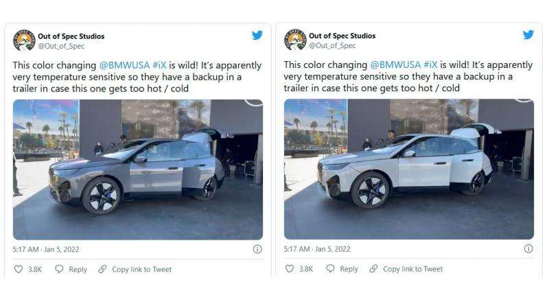 BMW Ciptakan Mobil Bisa Berganti Warna, seperti Bunglon Dapat Berkamuflase