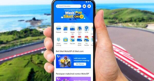 Resmi Menjual Tiket MotoGP Indonesia Grand Prix 2022 Mandalika, Berikut Langkah Pembelian Tiket di Aplikasi tiket.com