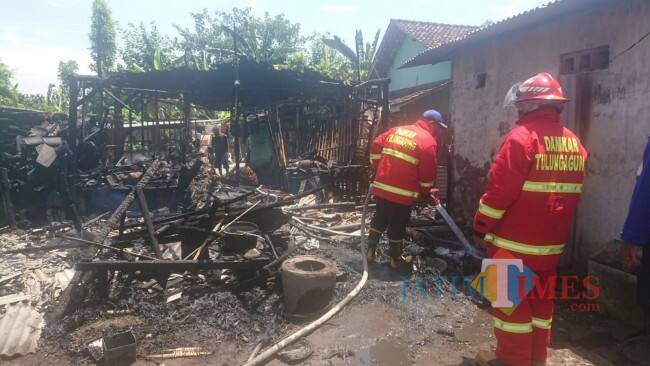 3 Nyawa Melayang, Kambing di Tulungagung ini Terjebak di Kandang saat Kebakaran