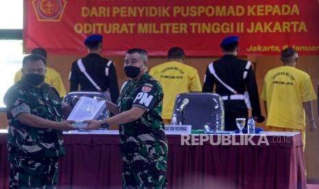 In Picture: Penyerahan Berkas Perkara Kasus Tabrak Lari Sejoli Nagreg