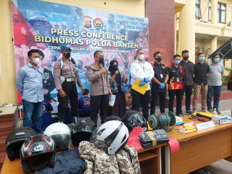 Dor! Spesialis Pecah Kaca Nasabah Bank Ditembak Personel Polda Banten