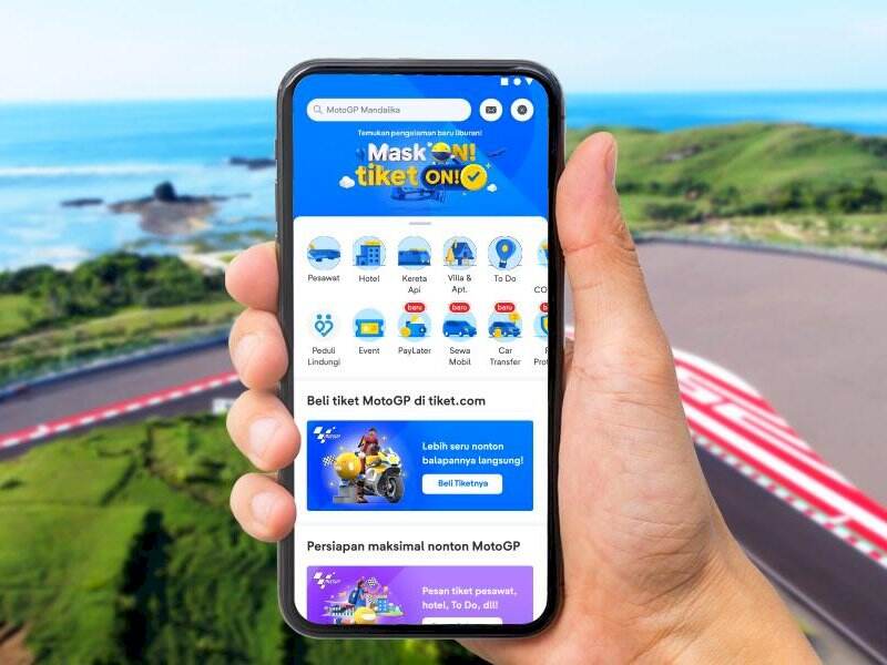 Tiket.com Resmi Jual Tiket MotoGP Indonesia Grand Prix 2022 di Mandalika