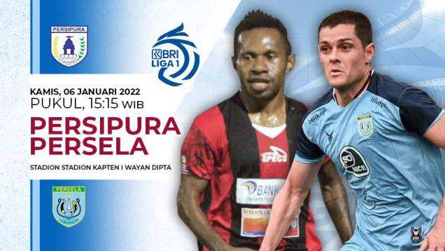 Link Live Streaming Liga 1: Persipura Jayapura vs Persela Lamongan
