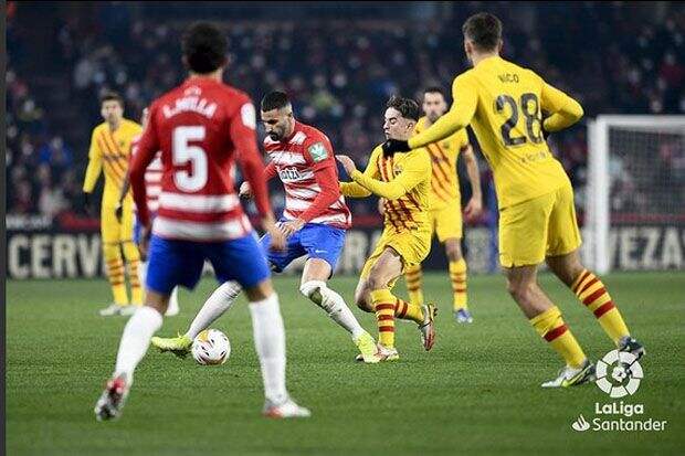 Hasil Liga Spanyol, Granada vs Barcelona: Blaugrana Cuma Pungut 1 Poin