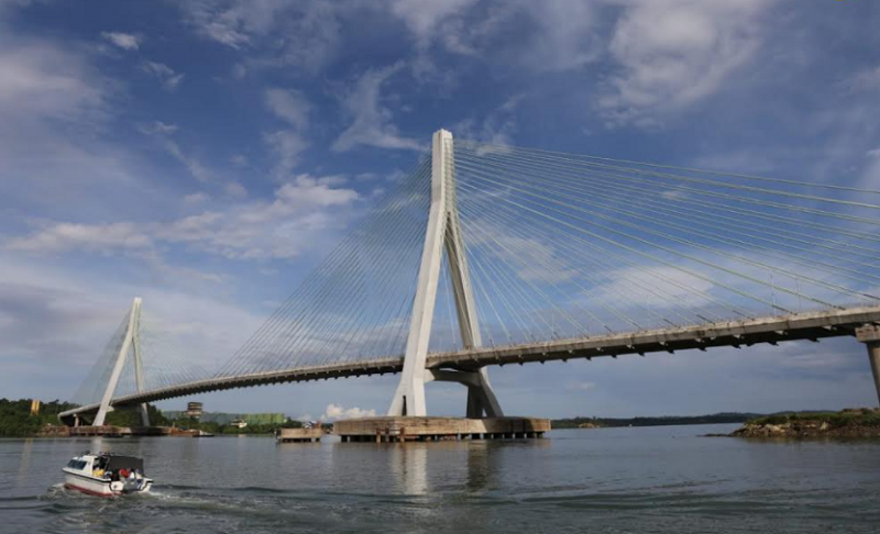Penampakan Jembatan Penghubung Ibu Kota Baru Rp1,4 Triliun