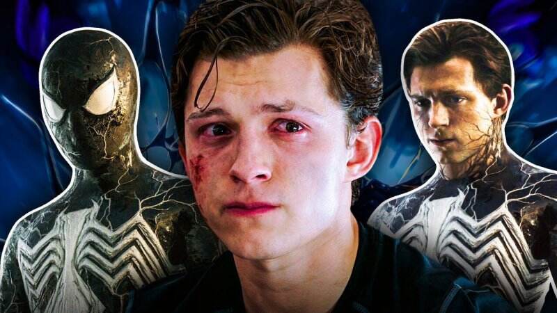 Begini Jadinya Jika Tom Holland Pakai Kostum Symbiote Venom