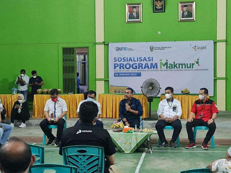 Dukung Petani Sawit Riau, Menteri Erick Genjot Program Makmur