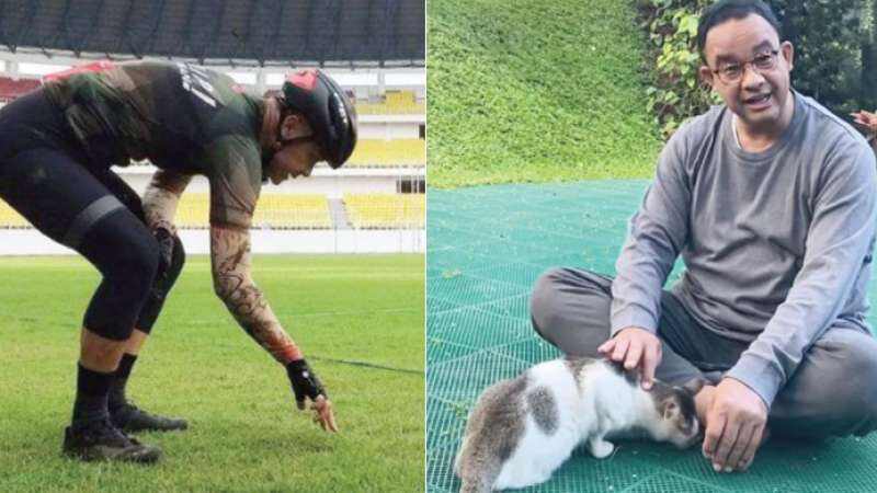 Jualan Dua Kandidat Kuat Capres 2024 Ganjar dan Anies Sama, Pamer Stadion Megah
